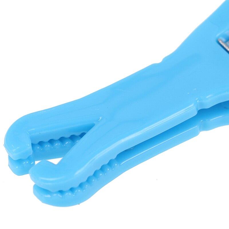 2/4 Stück Acryl Sterilisierte Piercing-Klemme Körperzange Klemme Zange Ohr Lippe Bauchnabel Nase Rund Dreieck Professionelles Piercing-Werkzeug-Set