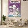 Casper Ghost Pattern Home Decor Tapestry, Wall Hanging, Decorative RV Wall Cloth.NGT0928382