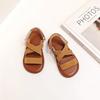 Artistic Retro Girls' Beach Sandals for Toddlers & Youth Simple Soft-Sole Princess Shoes for Babies Fashion Kids Shoes