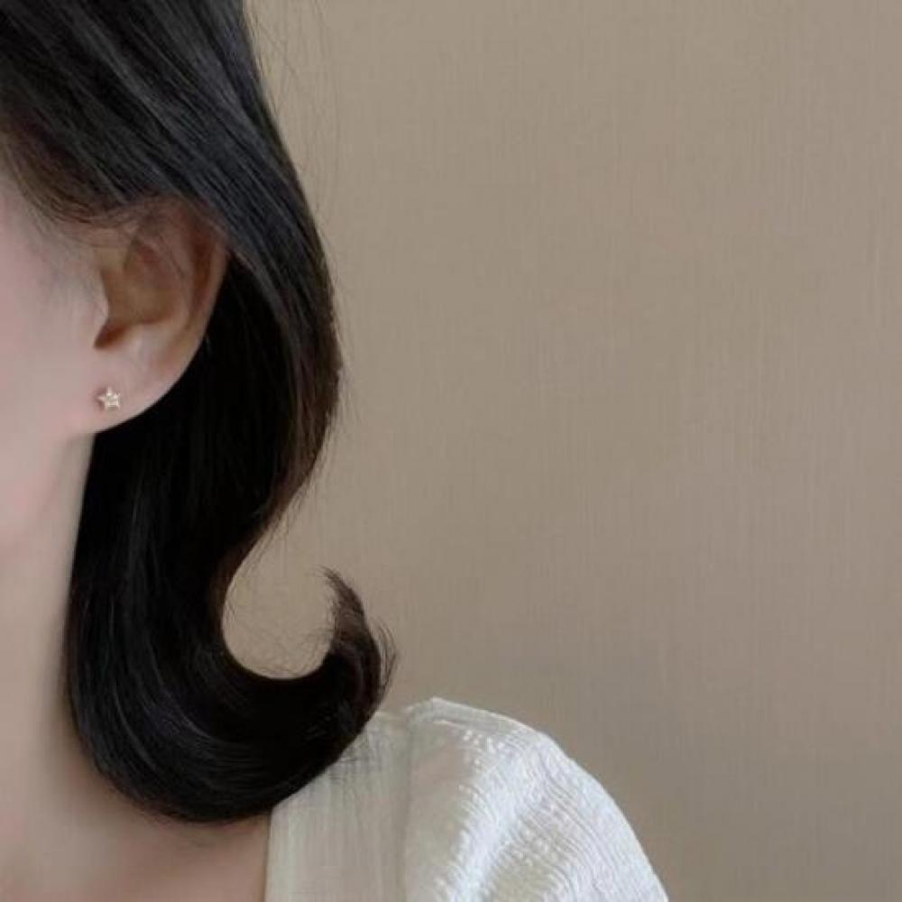 New ArrivalS Open Run Women S Minimal Gold earringS Daily Wear Star