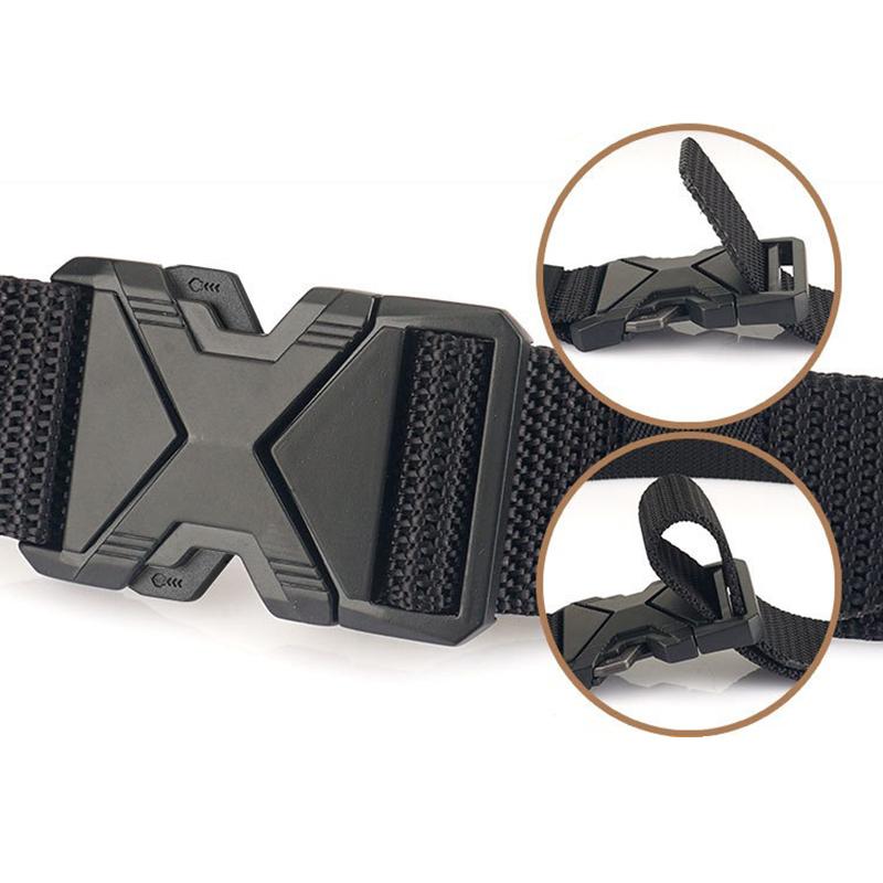 Men's Belt Buckle, Woven Lightweight and Breathable, Multi-functional Outdoor Casual and Versatile Commuting Belt for Men