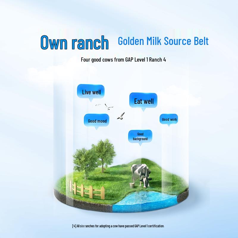 Adopt a Cow High Calcium 0 Sucrose Pure Milk Powder (2 X 700g Cans)