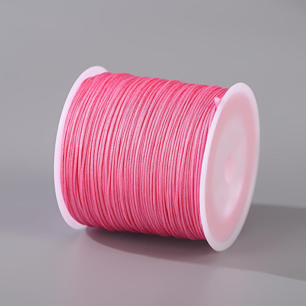 Handmade No. 72 Jade Thread - 0.8mm Wear-Resistant String for Jewelry Crafting, Hand Rope, Bracelets, DIY Necklaces, 50m