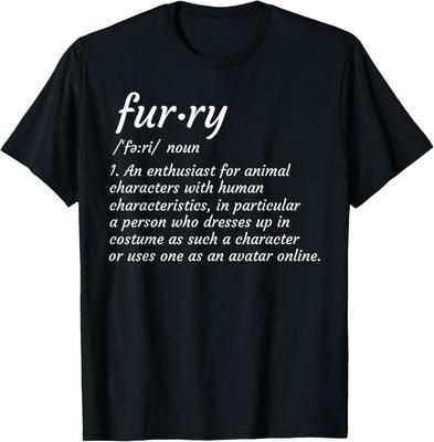 Definition Furry Fandom Furries Design Cosplay Costume Gift Unisex T-Shirt