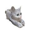 Resin Cat Shaped Planter Decorative Cat Figure Flower Pot Art Sculpture for Cactus Garden Decor