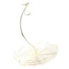 Elegant Standing Fruit Vegetable Bowl Sleek Bird Design Fruit Bowl With Banana Holder For Modern Kitchen Settings