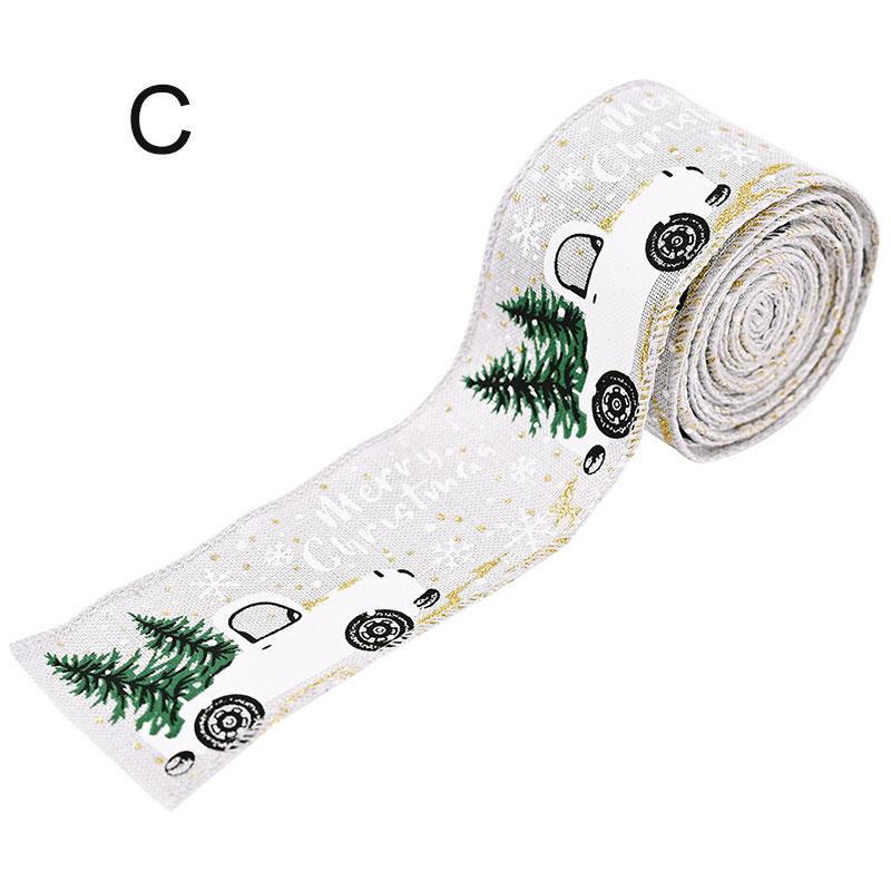 5cm X 5m Christmas Ribbons,Beautiful Gift Wrapping DIY Wrapping Crafts For Christmas Party Decoration New