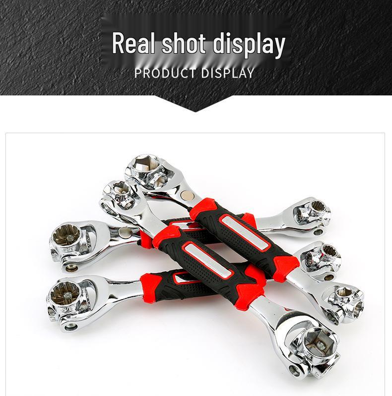 Household Multi-Function 52-in-1 Rotatable Socket Wrench