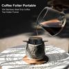 Double-layer Coffee Filter Drip Coffee Tea Dripper Filter Holder Coffee Filters Coffee Maker for Home Office Coffee Accessories