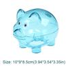 Transparent Money Box Pig Shape Storage Bottl New Money Saving Box  for Children