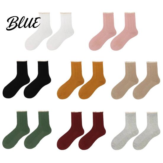 Legere Crew-Socken für Röcke Rüschen Damen Baumwolle Spitzensocken mit Rüschen Weich Atmungsaktiv Vintage-inspiriert Strumpfwaren Knöchel Tägliches Tragen Und Modisch