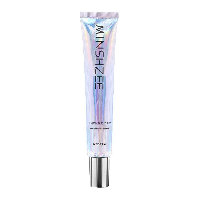 Mingxi Zhi Women's Light-Sensitive Primer: Long-Lasting, Oil-Control, Moisturizing Makeup Base; Brightens Skin Tone, Conceals Imperfections.