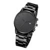 Men's Versatile Quartz Watch with Calendar - Steel Band, Large Dial, Casual & Business Style