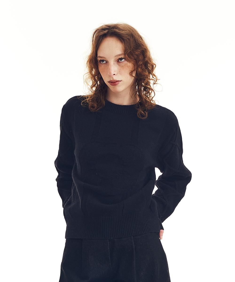 Love Crazy Wild Man Love Sweater Black Black/1