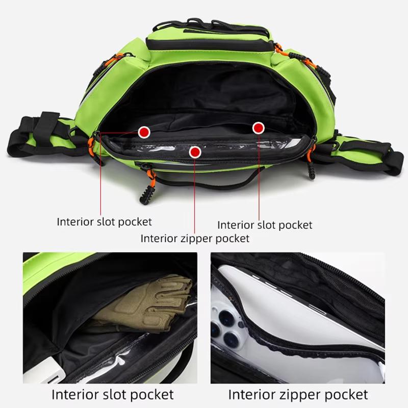 Camping Waist Bag Chest Travel BackpPouch For Men Cycling Hiking Outdoor Sport Crossbody Molle Tactical Belt Fishing Fanny Pack