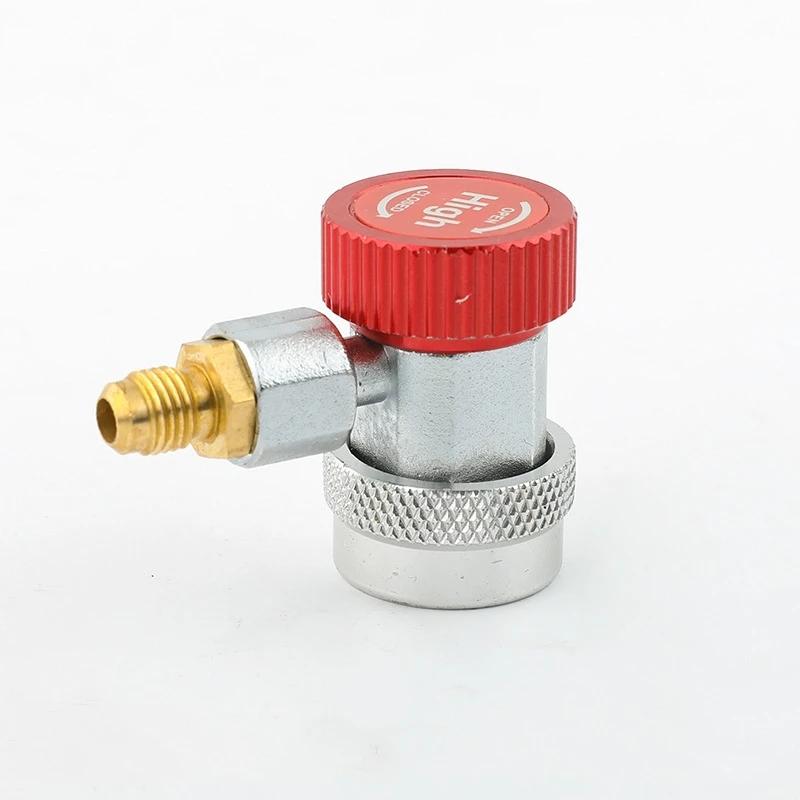 

R134A Автомобильный фторированный быстрый соединитель Регулируемый автомобильный адаптер Инструмент Латунный адаптер для хладагента для кондиционирования воздуха