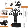 Professional Silicone Finger Strengthener Hand Grip Exerciser for Adults Training Resistance Bands
