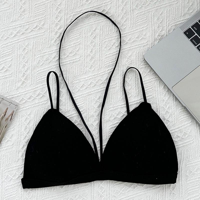 

Сексуальный топ-бандо на тонких бретелях с треугольными чашками и съемными вкладышами – Без косточек XL/XXL: Recommended 110-140 jins