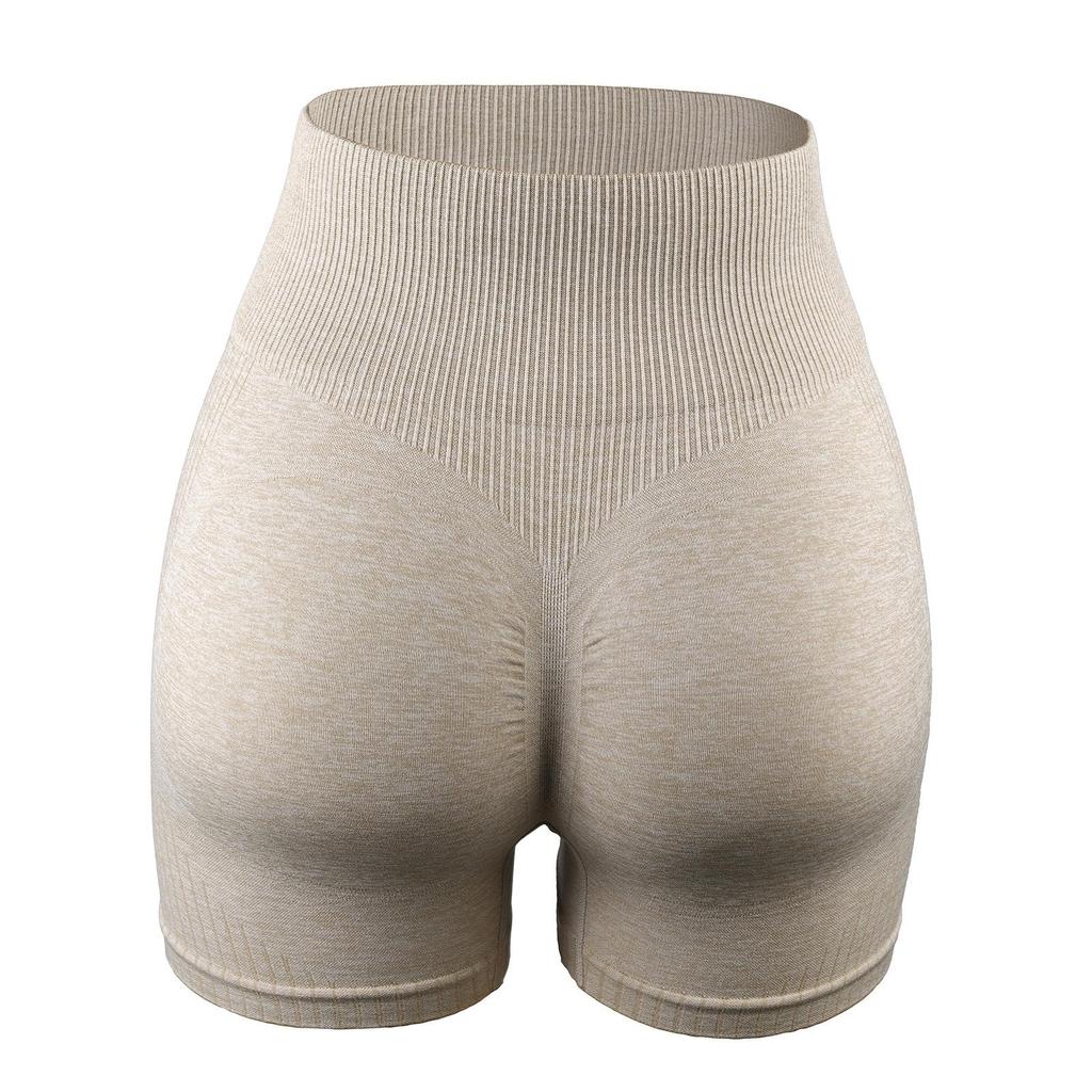 Cross-border High Waist Yoga Shorts - Tummy Control, Elastic, Seamless, Quick-dry, Peach Lift, Tight-fitting Fitness for Women