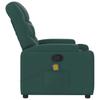 Massage Chair Dark Green Fabric
