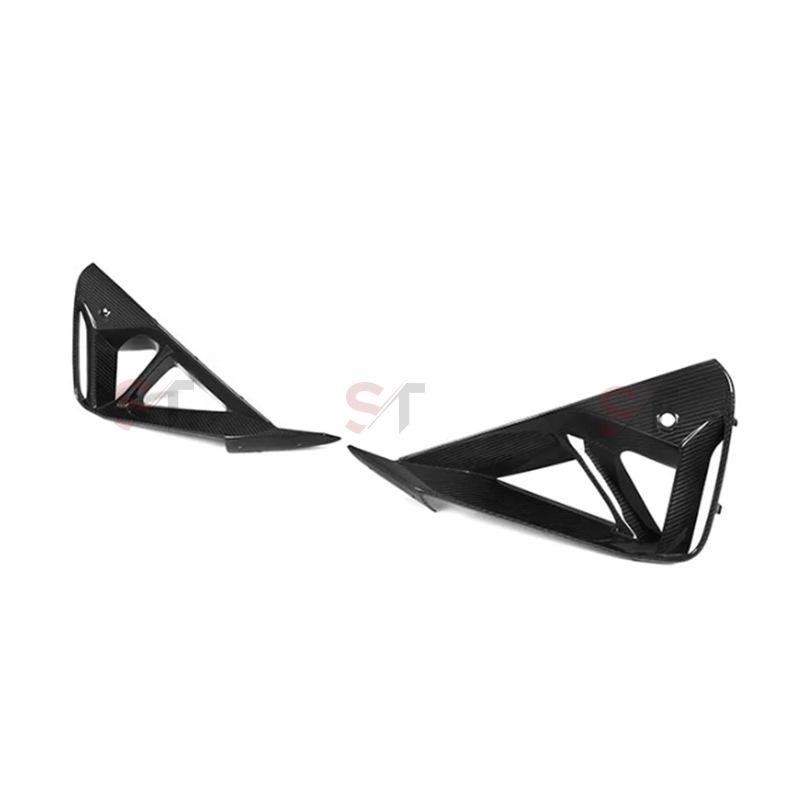 BMW 2 Series G42 M240 Carbon Fiber Front Bumper Air Vents Grille Fog Light Frame Modification