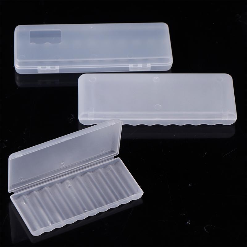 1 Stück DIY Zubehör 10 Fächer Tragbare Kunststoff-Batterieaufbewahrungsbox Harter Behälter Koffer Für AAA/AA Batterie Organizer