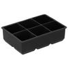 6 Grid Large Ice Cubes Maker Square Ice Cubes Tray Silicone Ice Mold Party Bar Accessories