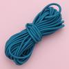 Colorful Round Elastic Cord for Hoodie and Pant Cuffs, Waist Drawstring, High-Elasticity Rubber Latex Thread Elastic Band