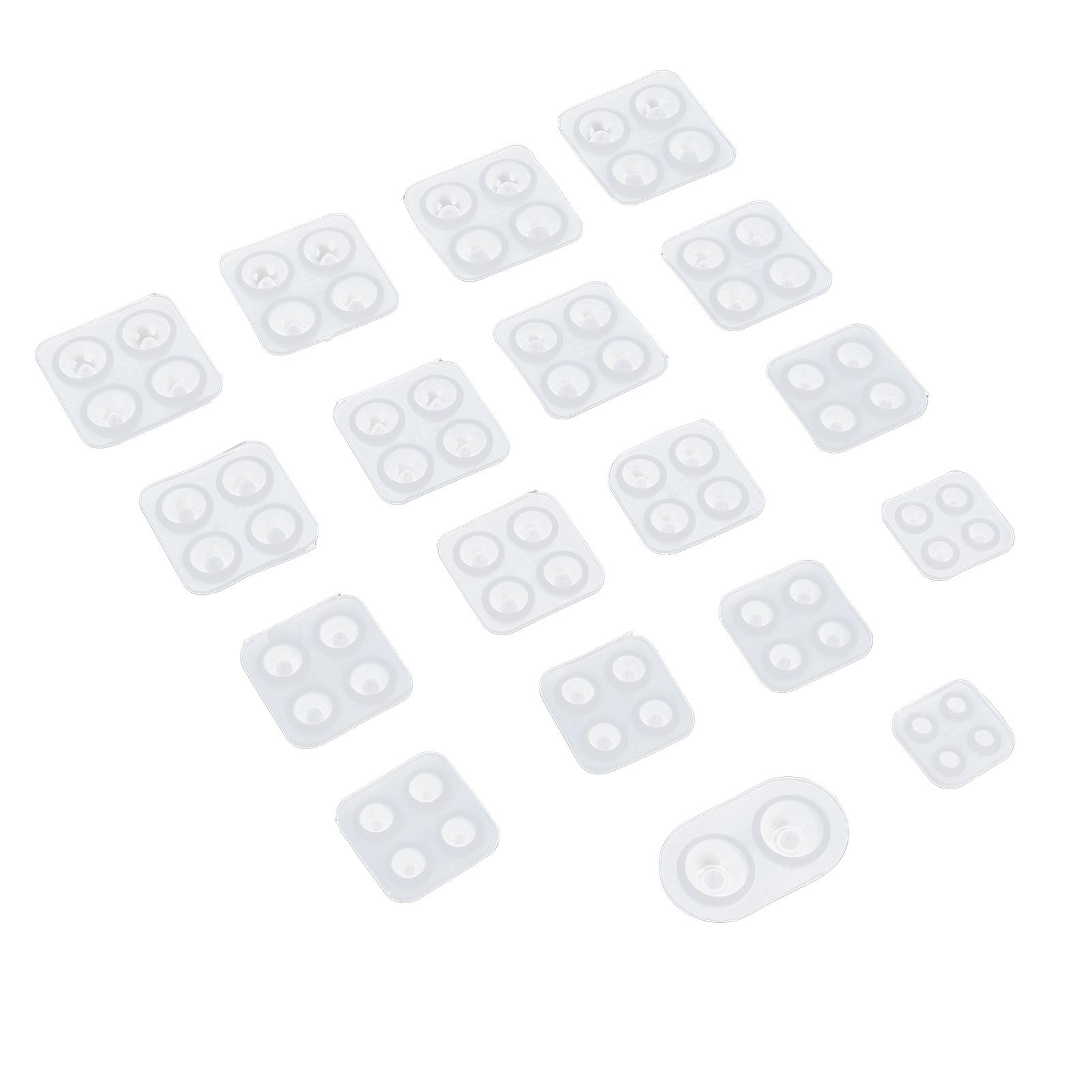 

18 шт. силиконовые формы мягкие эластичные самодельные смоляные формы для декоративного рукоделия