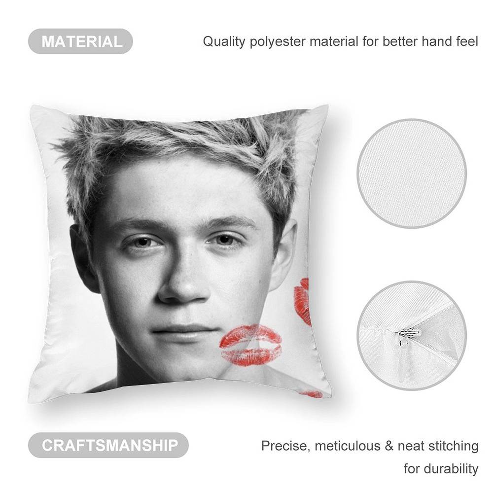 Singer Pillow Case Sofa Living Room Bedroom Double-Sided Printing N-Niall Horan Square Cushion Nap Time Pillow Case