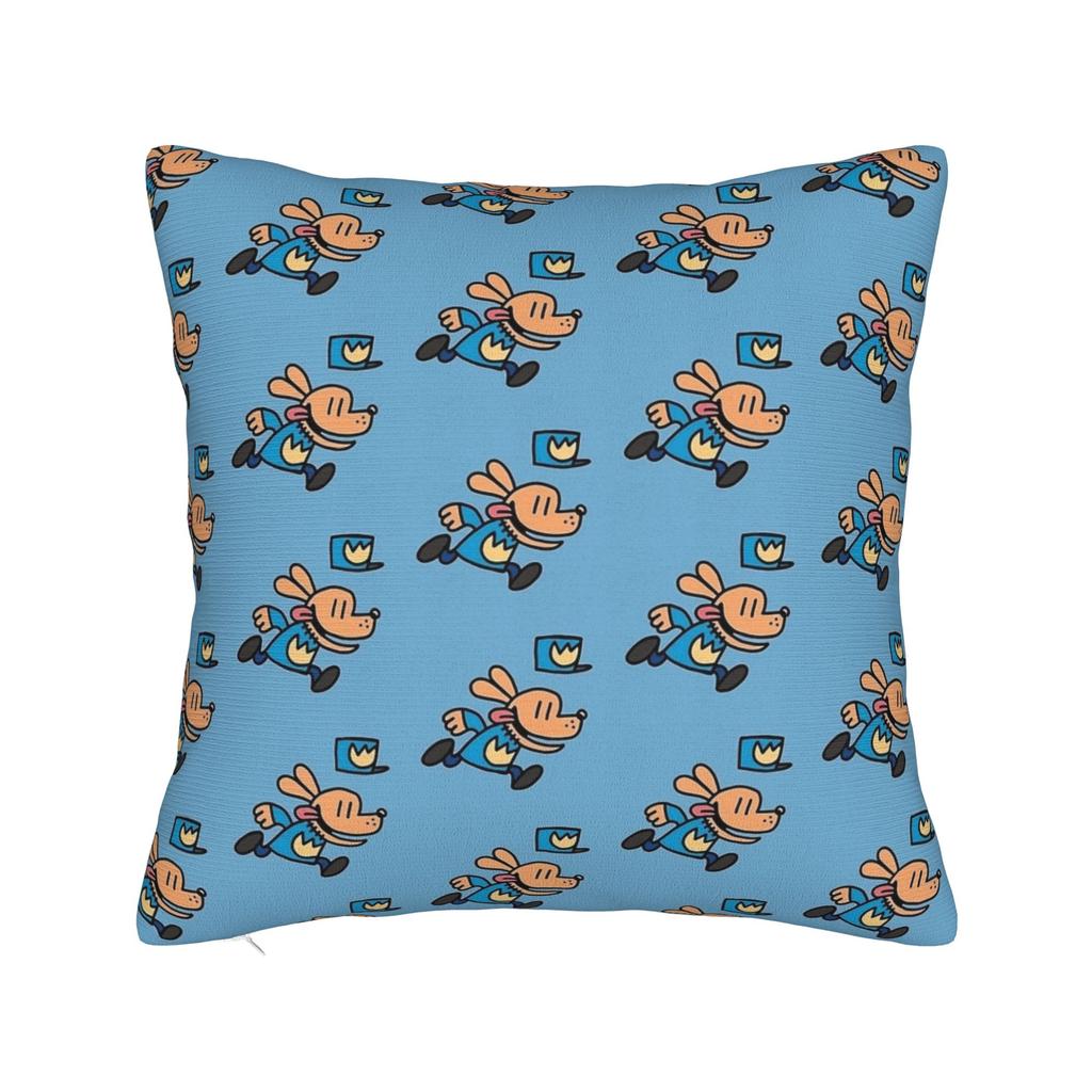 Dog Man Dogman Movie Comic Square Pillow Cases Cartoon Cushion Cover Creative Zippered Decorative Pillowcase for Sofa 40x40cm