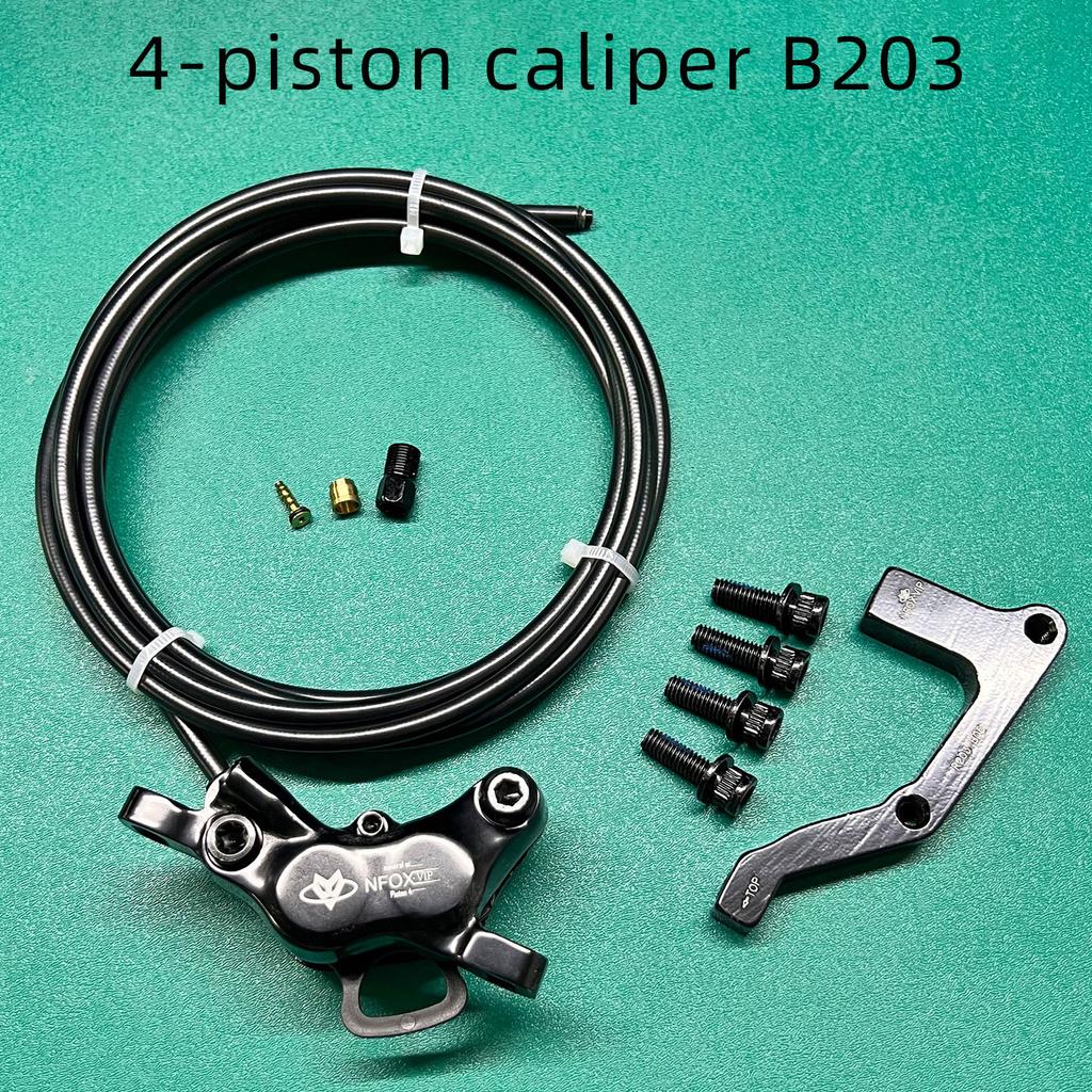 NFOX SM2A electric bicycle hydraulic disc brake handle with four piston two piston calipers 2-pin 3-pin power-off Accessories