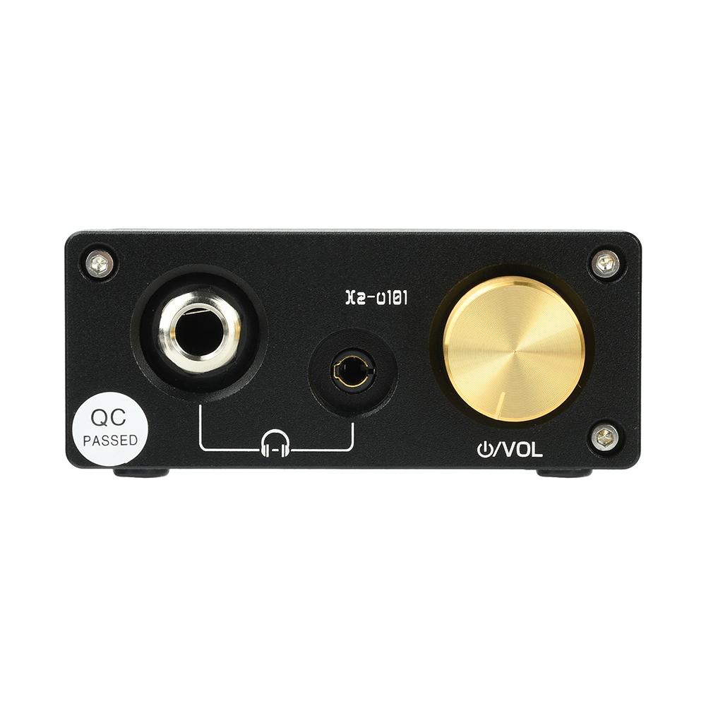Xz-U101 HiFi Headphone Amplifier Stereo RCA Audio Amp AUX Out Desktop Amplifier for Headsets 3.5mm/6.35mm