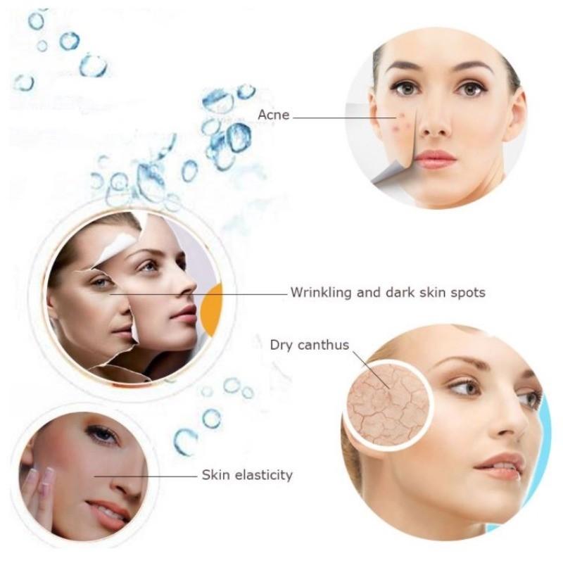 Tragbares Gesichtsbefeuchtungs-Schönheitsgerät Tiefenreinigung Gesichtsbedampfer Haushalt Nano Ionischer Gesichts-Luftbefeuchter