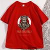 Vintage Head God T-Shirt Lässig Rundhals Baumwolle Kurzarm T-Shirt Streetwear Lockerer Schnitt Grafik T-Shirt Herrenkleidung Streetwear
