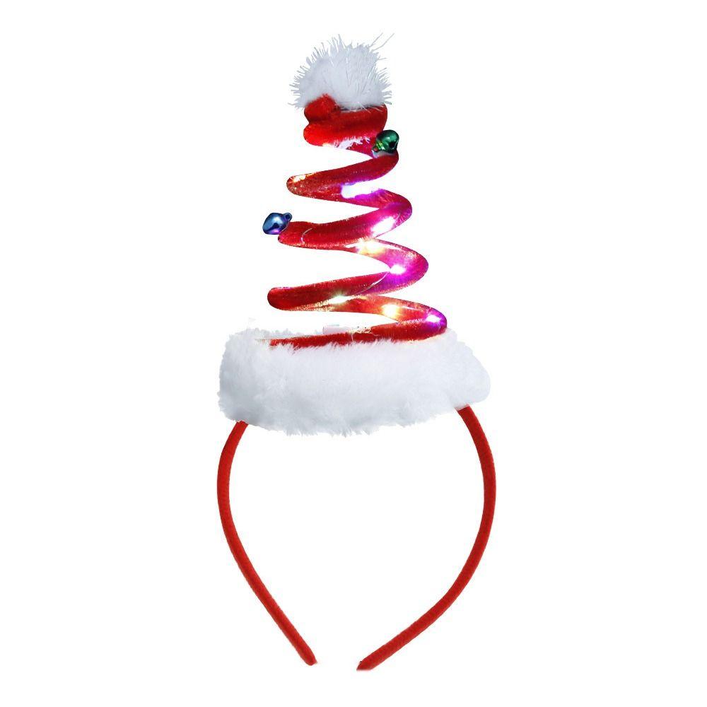 Xmas Tree/Santa's Hat/Elk Veselé Vánoce LED čelenka do vlasů Vánoční cosplay čelenka Nový rok