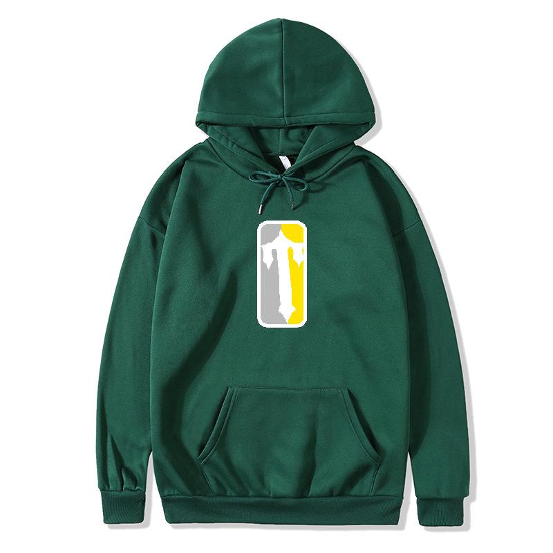 European and American Printed Hoodie Autumn and Winter Sweater Top