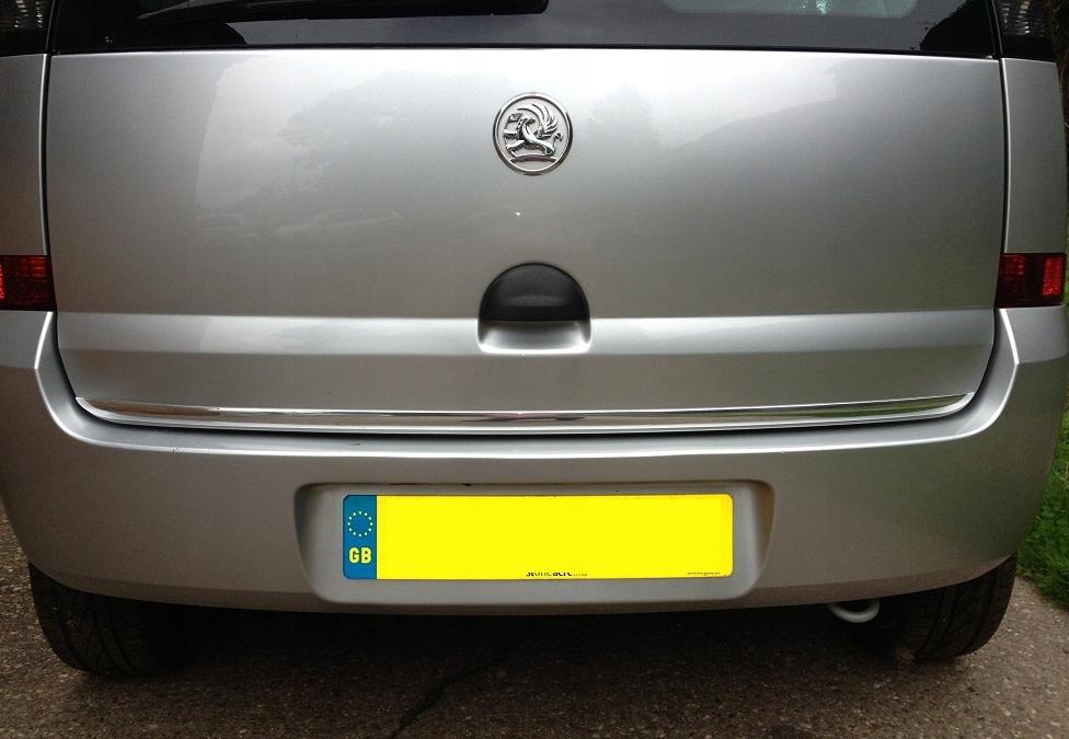 OPEL MERIVA A CHROOMSTRIP Chroom Achterklep Tuning