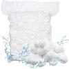 Water Filtration Media With White Fiber Ball For Pool And Aquarium Purification