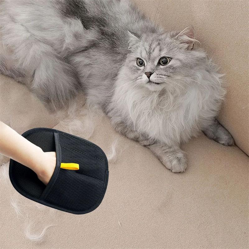 Two-way Pet Static Hair Removal Gloves Reusable Static Dust Brush Home Accessories Cats Dogs Pets Hair Remover