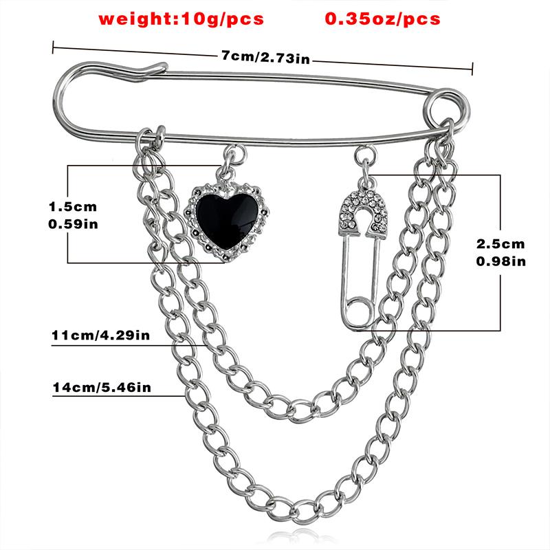 Elegante Perlenketten Quastenbrosche Mode Damen Kleidung Dekor Accessoires Schmucknadel Hosen Taillenverstellstifte Taschenanhänger Geschenke