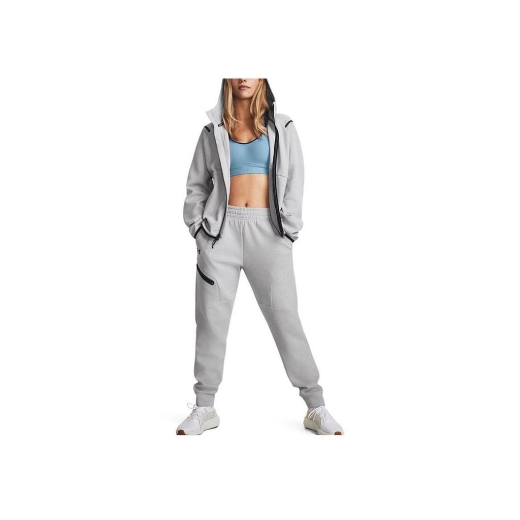 Under Armour Unstoppable Fleece Jogger Pants Women Gray 1379846-011