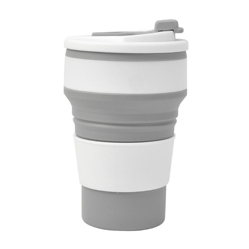 Silicone Folding Water Cup Portable Travel Sports Cup Outdoor Camping Portable Folding Coffee Cup
