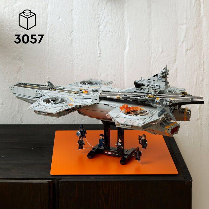 LEGO | Marvel 76354 L'Héliporteur du SHIELD - Set Avengers pour Adulte - Maquette d'Avion