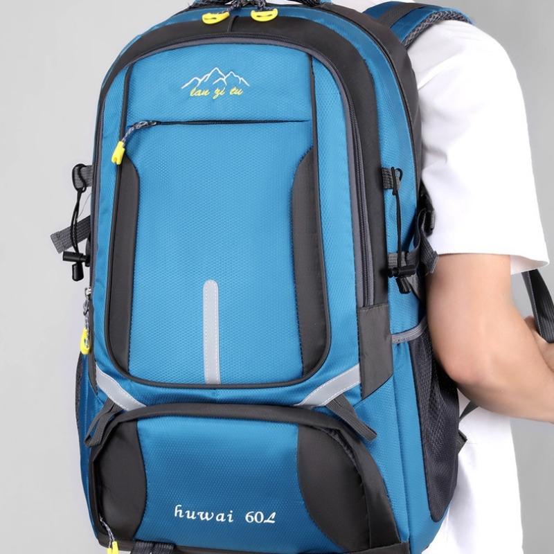 New Outdoor Sports Mountaineering Bag for Men and Women, Large Capacity Travel Backpack, Multi Functional Hiking Camping Leisure Backpack