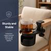 Plastic Metal Desk Cup Holder Black Mug Holder Clip On Cup Holder  Office Desk Gaming Desk
