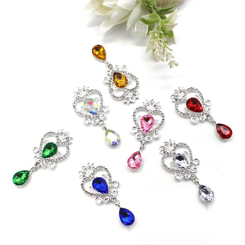 Heart   Brooch Accessories Diy Wedding Invitation Card Wine Glass Gift Box Creative Decoration