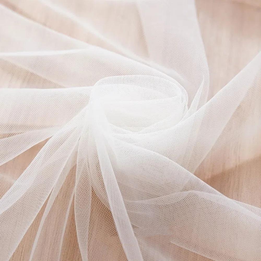 Encrypt DIY Skirt Fabrics 1yard/150cm Gauze Curtains Cloth New Lace Mesh Yarn  for Wedding Dresses