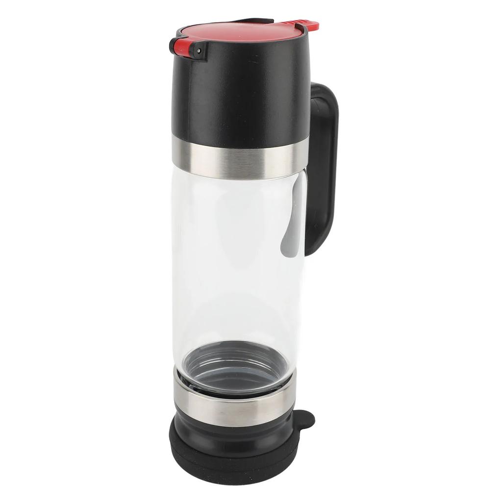 Honey Dispenser 350ml Clear Glass Syrup Dispenser with Handle Prevent Dripping Honey Container for Coffee Shops Restaurants Home