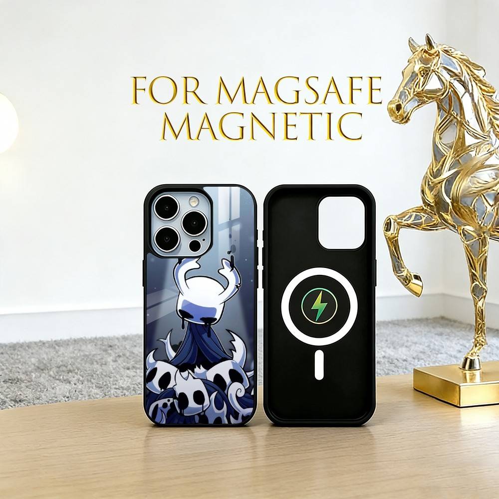 Hollow Knight Phone Case For iPhone17,16,15,14,13,12,11 Plus,Pro Magnetic with Magsafe Wireless Charging